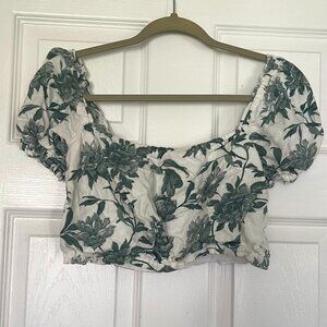 Skirt and Crop Top Set